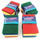 60 CLEAN TEAM 6" X 3-3/4" SCUFF SCOURING PADS BRITE CLEANING DISH POT PAN #00950