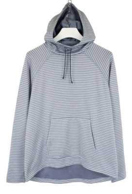 COLUMBIA Hoodie Herren LARGE Sportbekleidung Dehnbarer Hoodie Muster In Marine