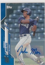 2020 Topps Pro Debut JOSHUA MEARS Blue 1st Autograph Auto #139 Padres 118/150