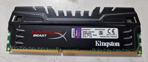 4GB Kingston Hyper X Beast Speicher RAM PC3-12800 1866 MHz DDR3 KHX18C9T3K2/8X CL9
