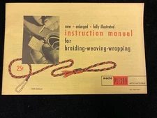 X-ACTO PLEXON INSTRUCTION MANUAL FOR BRAIDING-WEAVING-WRAPPING ,1970 14TH EDITIO