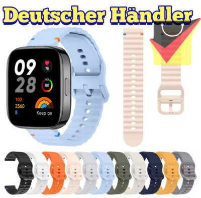Silikon Sport Armband für Xiaomi Mi Watch Lite 3 / Redmi Watch 3, Band Strap Uhr