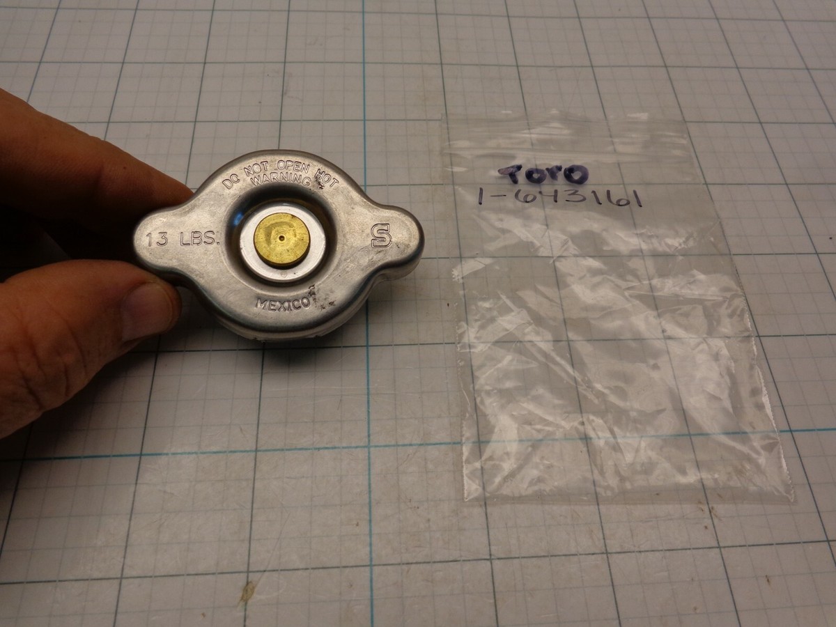 Toro 1-643161 Radiator Cap Also Fits Exmark Kubota Kawasaki Read