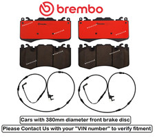Front Brake Pad Set OES Ceramic +Sensor for Land Rover Range Rover HSE (Gas)