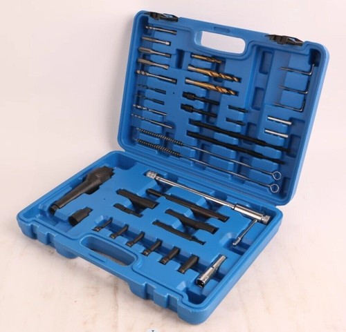 40 Pcs Damaged Glow Plug Removal Remover Thread Repair Hand Tools Set Kit - Foto 4 di 9