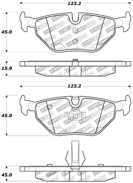 StopTech 309.06920 StopTech Sport BremsbeläGe-image