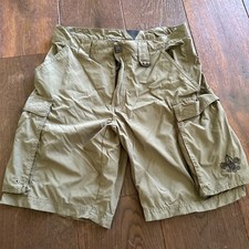 Boy Scouts Am rica Women  s Xs Khaki Green Cargo Shorts Euc