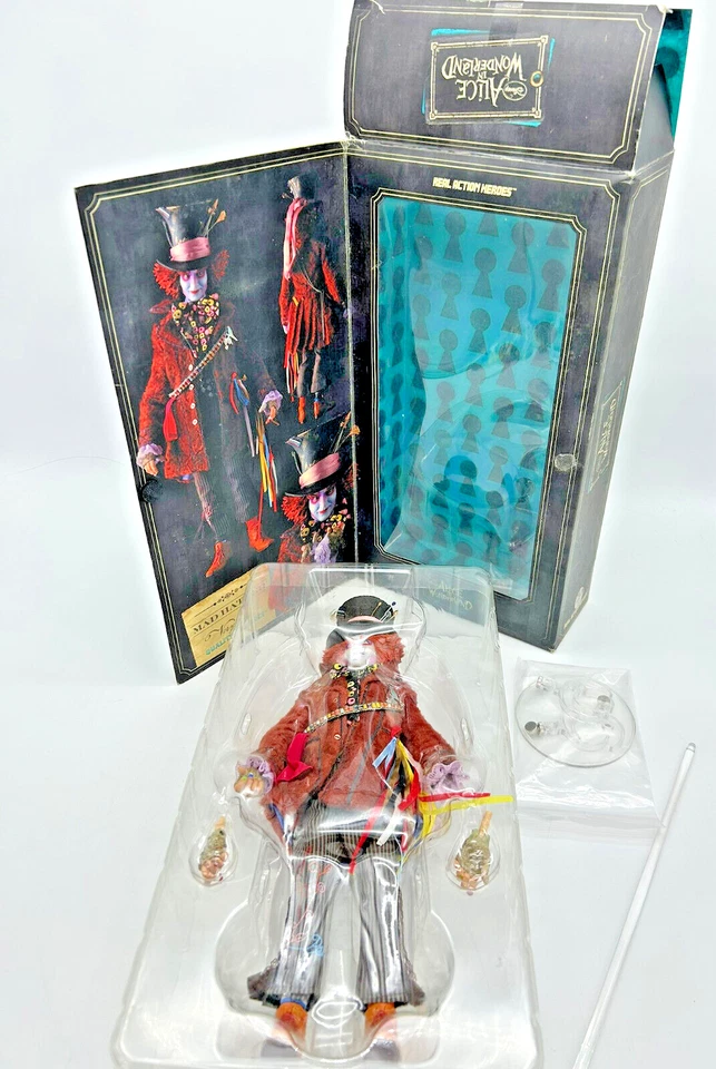 Безумный шляпник Medicom игрушка реальные герои Disney Алиса в стране чудес Джонни Депп - Изображение 2 из 4