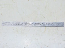 Vintage 6” The Lufkin Rule Co No S2110R Tempered Stainless Rule INV16191