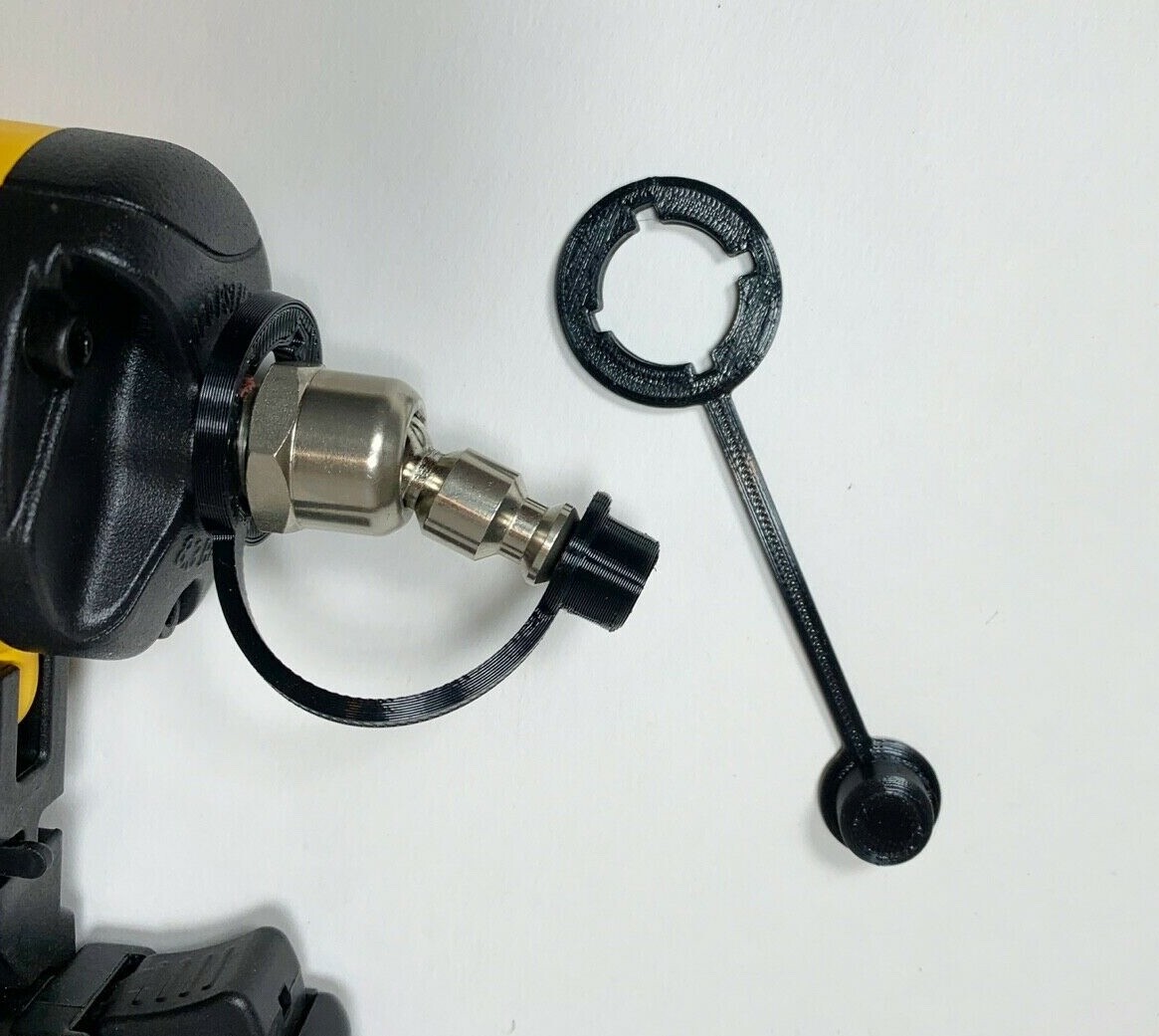 Dust Cover Cap SWIVEL 1/4 NPT -  for Air Grinder Nailer Stapler 1 or 3 PACK