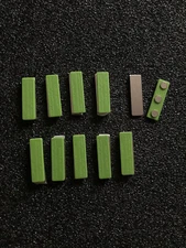 Very Strong Magnetic Name Badge Tag 10 PCS Uniform Label Crafts ~1.5”x0.5”