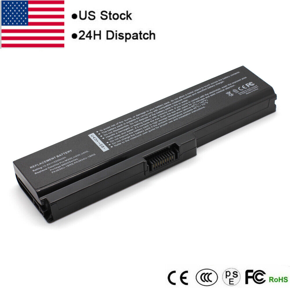 Battery for Toshiba Satellite C655-S5056 C655-S5053 P755-S5215 A665-S6095 Laptop