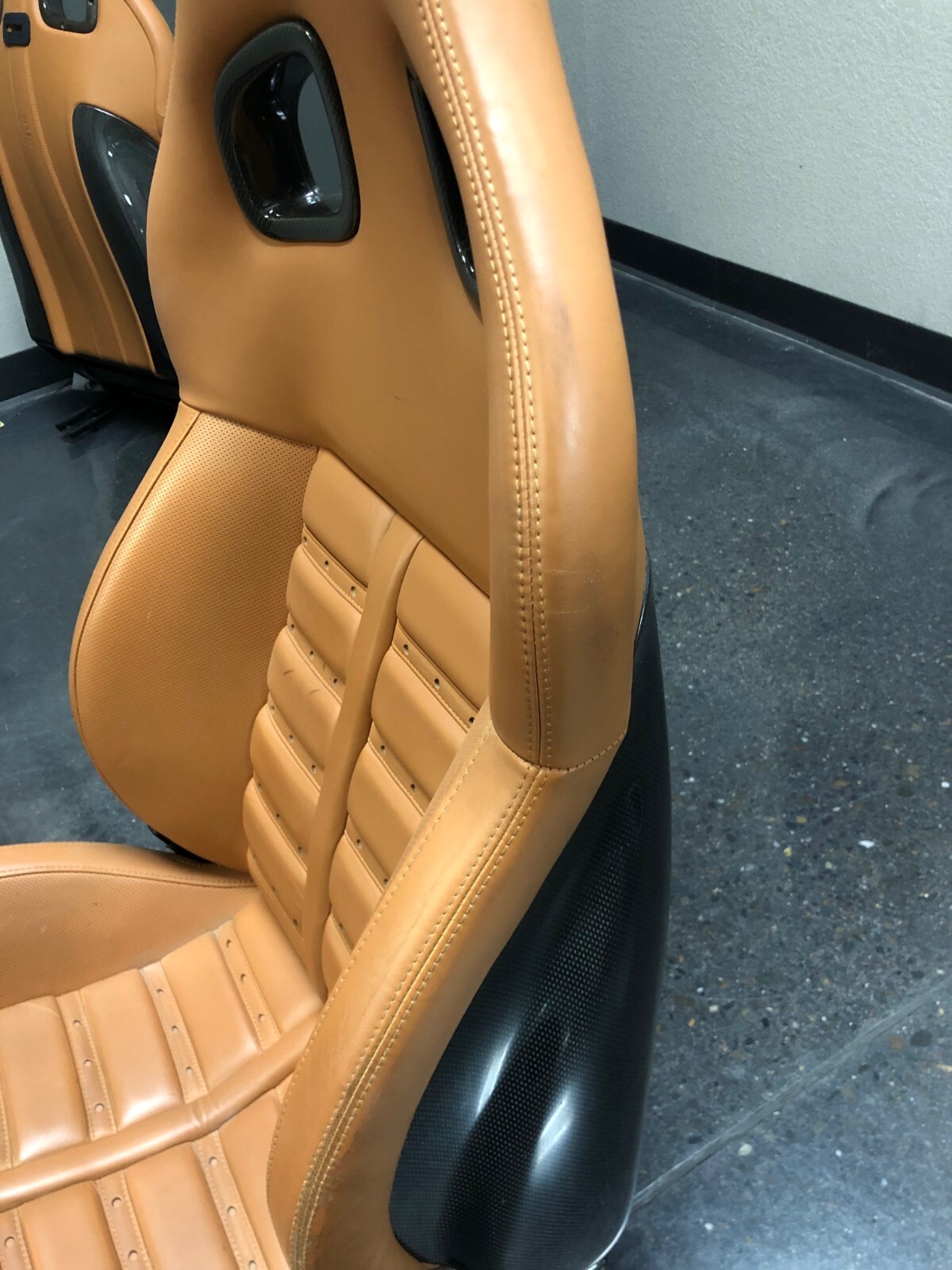 Ferrari 599 GTB, LH, Carbon Fiber Seat, Full Electric, Cuoio, Used, P/N 694536