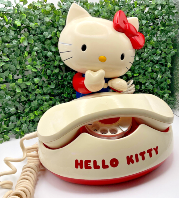 Hello Kitty Sanrio Vintage 1976 Japan Rotary Dial Phone | eBay