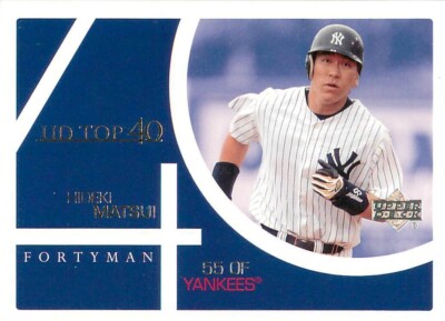 ◆Hideki Matsui MLB 2003 UD Game Face Autographed card card#A-HM　◇検索：松井秀喜 直筆サイン Yankees ヤンキース