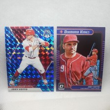 Joey Votto 2021 Mosaic Blue Camo #48 plus Optic Diamond Kings #23 REDS