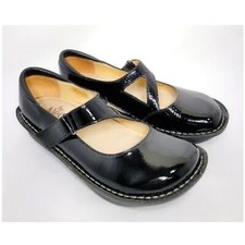 Alegria Dayna Black Patent Mary Jane Shoes