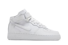 Nike Air Force 1 Mid LE GS 'Triple White' DH2933-111 Kids Shoes