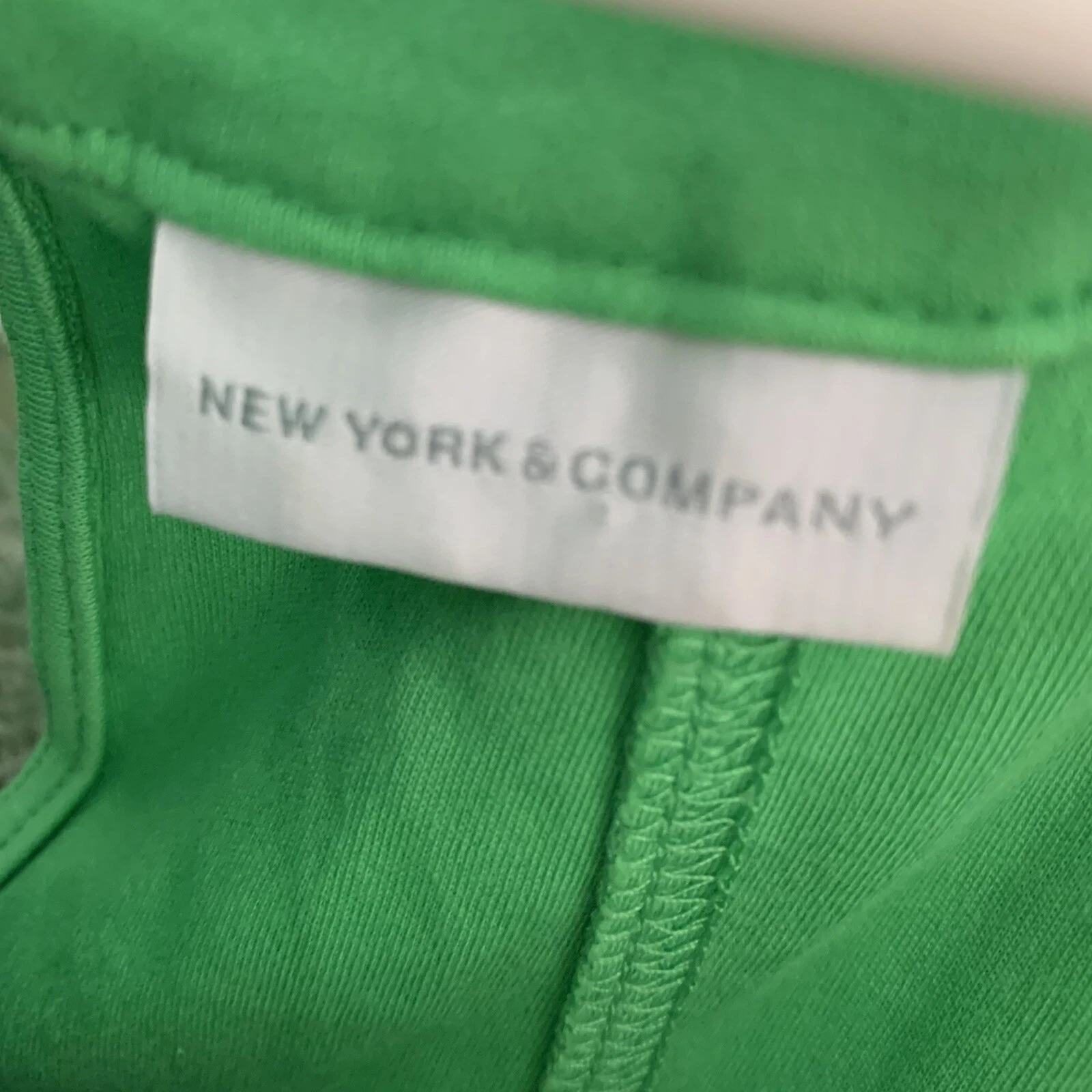 VETEMENTS Abito donna smanicato New York & Compnay taglia L verde completo collo buco della serratura