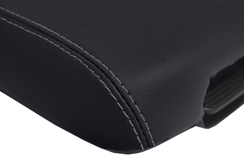 Console Lid Armrest Cover PVC Leather for Kia Sorento 14-20 Gray Stitch - Picture 4 of 10