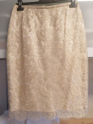 Elegance Paris Prestige Rock, Beige, Spitze, Gr. 38 evt. 36