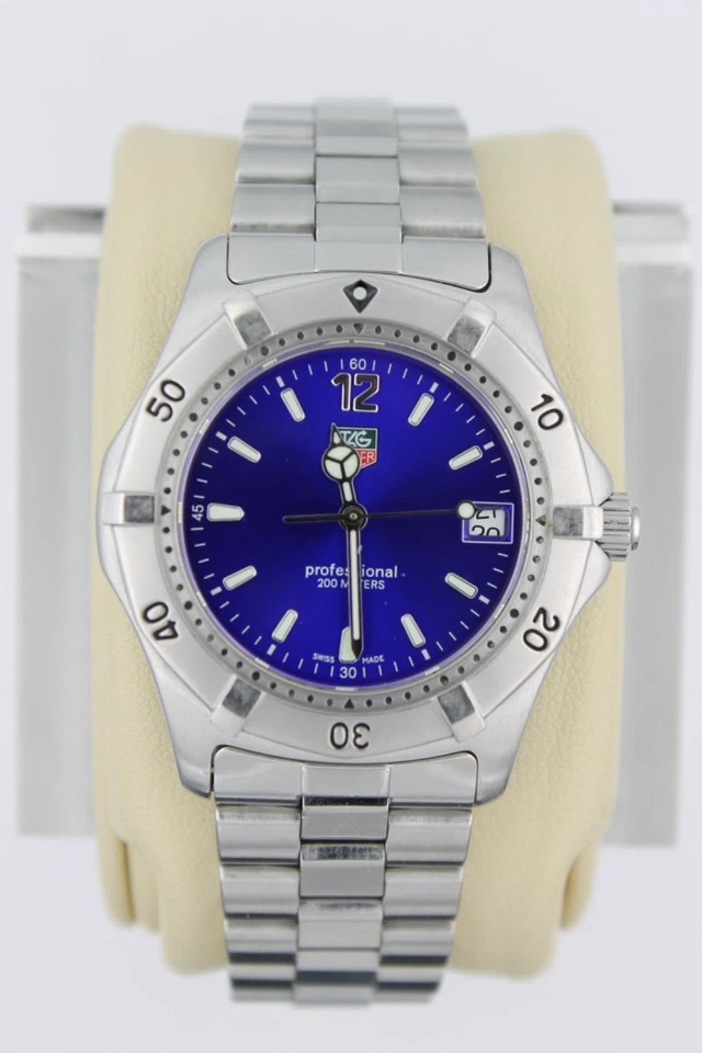 Etiqueta Heuer WK1116. BA0311 Reloj profesional para hombre Royal Blue 2000 Silver Indigo Foto 3 de 4
