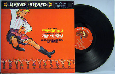 200 gm RCA RED SEAL CLASSICAL LP:BORODIN RIMSKY KORSAKOFF, SYMPHONY 2 Shaded Dog