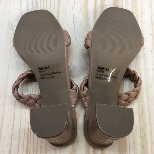 Dolce Vita Sandals Womens 9.5 Hardy Braided Strap Slip On Heels Slide Brown - Picture 9 of 17
