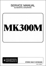 GEM MK 300M Service Manual repair Schematic Diagrams Schematic Schematic - PDF