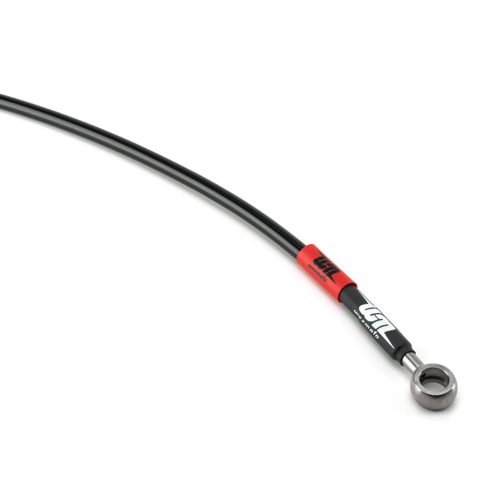Cagiva Raptor (2000-2001) Wezmoto Standard Front Stainless Braided Brake Lines - Image 3 of 4