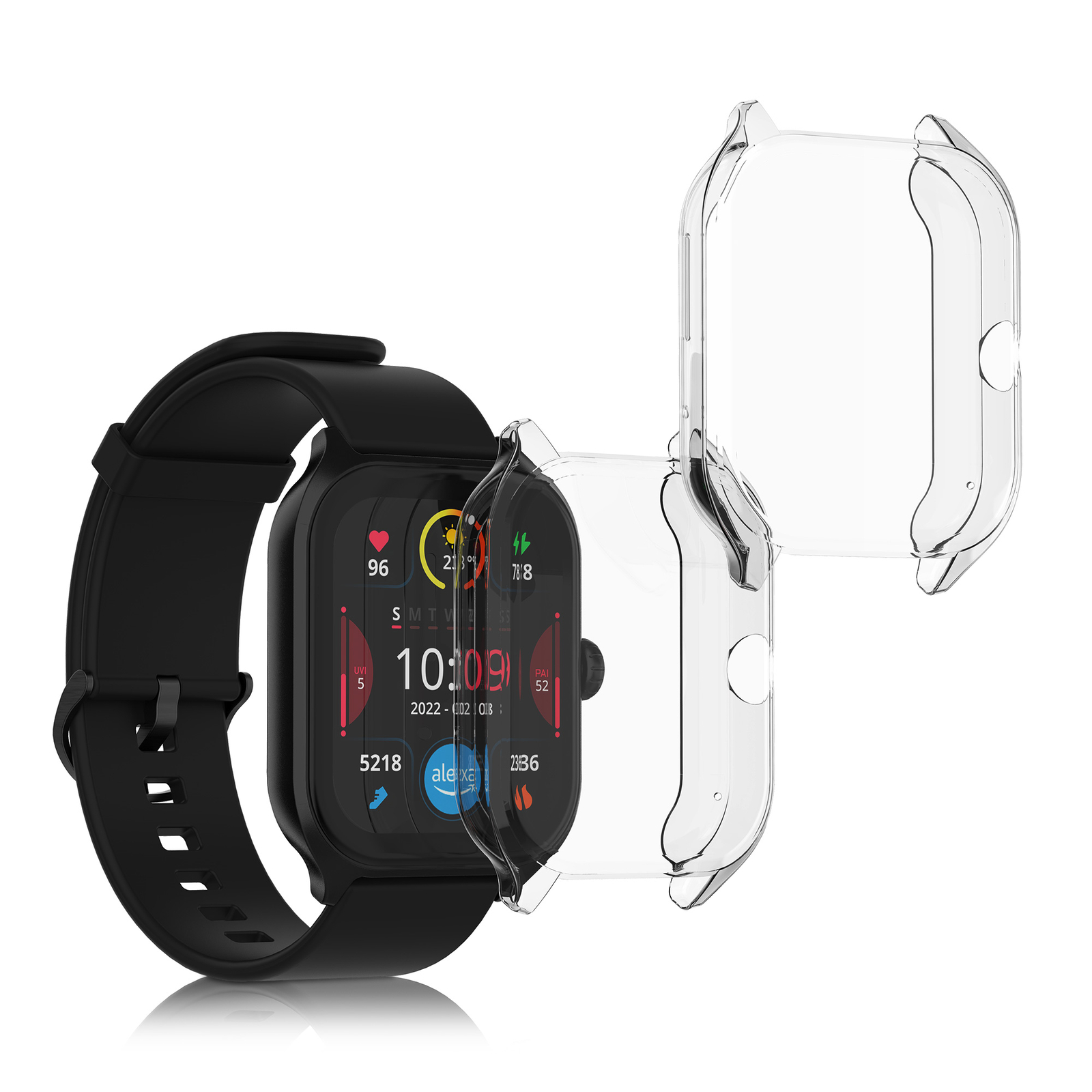 Hülle для умных часов Huami Amazfit GTS 4 Silikon Fullbody Schutzhülle Cover Case Smartwatch