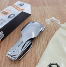 ROXON 2 in 1 Camping Utensil Set Locking Detachable Spoon & Fork Strong Magnet