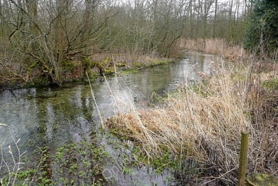 Foto 6x4 Fluss Dever Wonston \/SU4739 Blick flussabwärts auf den jungen Fluss c2010