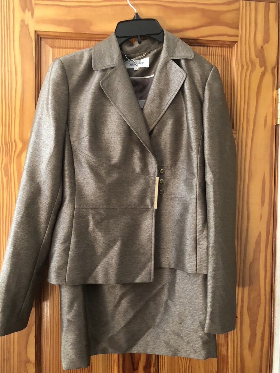 Calvin Klein Skirt Suit Size Petite Two Piece Set Career