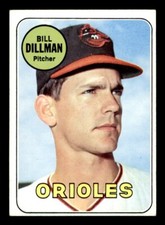 1969 Topps Baseball #141 Bill Dillman EX *f1
