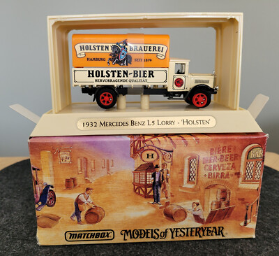 Mercedes Benz L5 Lorry 1932 'Holsten' Matchbox Models of YesterYear