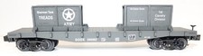 Weaver 12052 US Army Flat Car con caja de carga con camiones de metal calibre O
