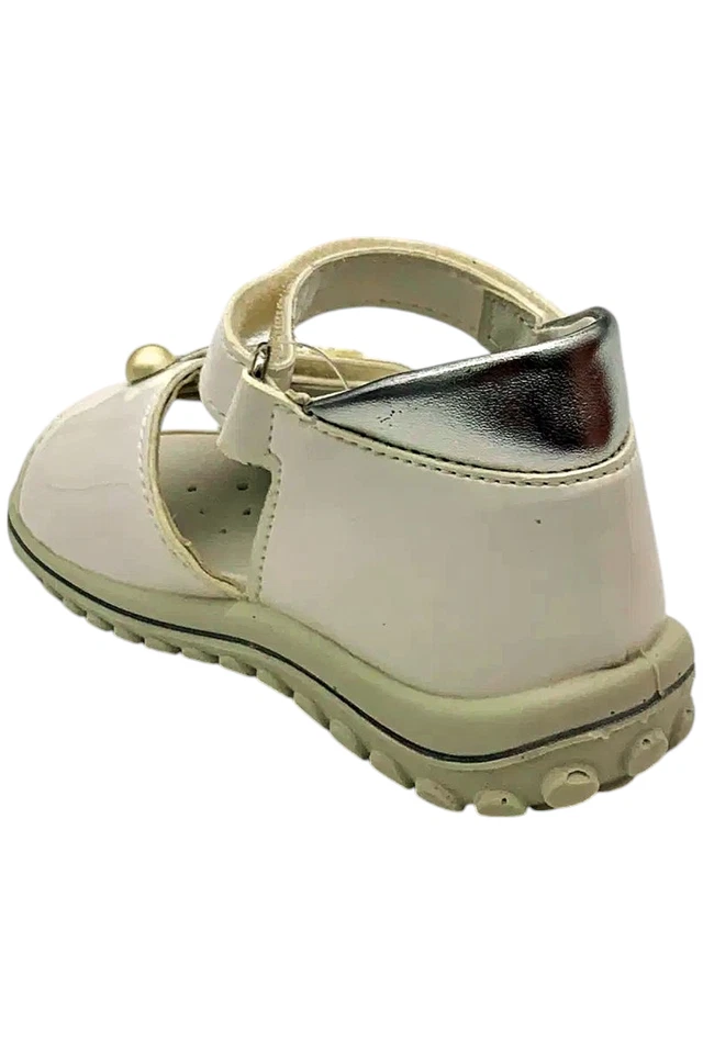 Sandalia Primigi 18627 blanca/plateada para niña Foto 3 de 3