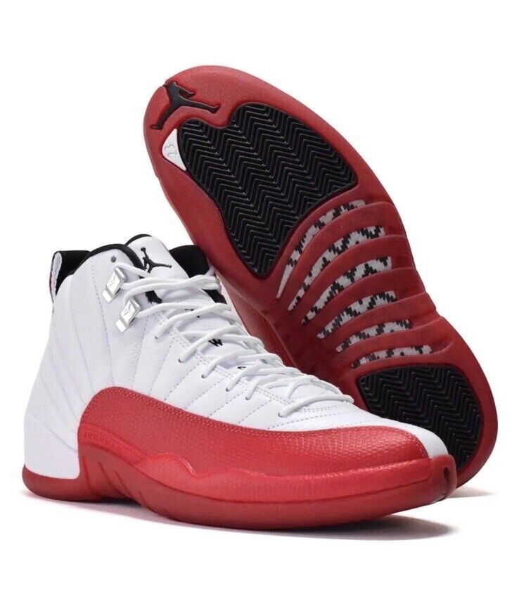 Nike Air Jordan 12 Retro Cherry Red GS 6Y Youth Grade School 153265 116 eBay