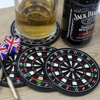 4pcs/set Kitchen Utensils Dart Board Rubber Coaster Mug Cup Holder Coasters Mat on sale 4pcs/set Kitchen Utensils Dart Board Rubber Coaster Mug Cup Holder Coasters Mat on sale
