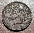 1870 Indian Head Cent Semi-Key Date EF XF Details Corrosion