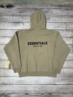 NEW Fear of God Essentials Set Hoodie & Relaxed Sweatpants Dark