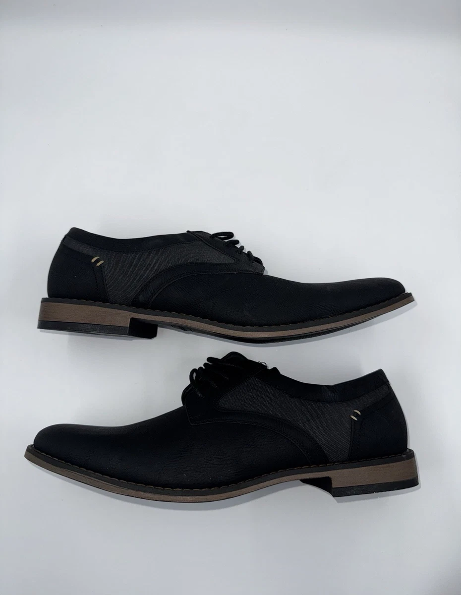 Perry Ellis Black Suede Derby Shoes Perry Ellis Portfolio Ultra Foam Men main image 2