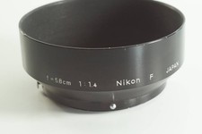 349 Nikon f 5.8cm 1.4 NIKKOR Auto 5.8cm F1.4 Lens Hood for 58mm F1.4 Metal Hood