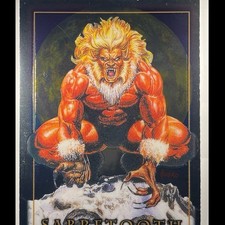 Marvel Masterpieces '92 Platinum | Sabretooth #78 | SkyBox 1992 - Joe Jusko