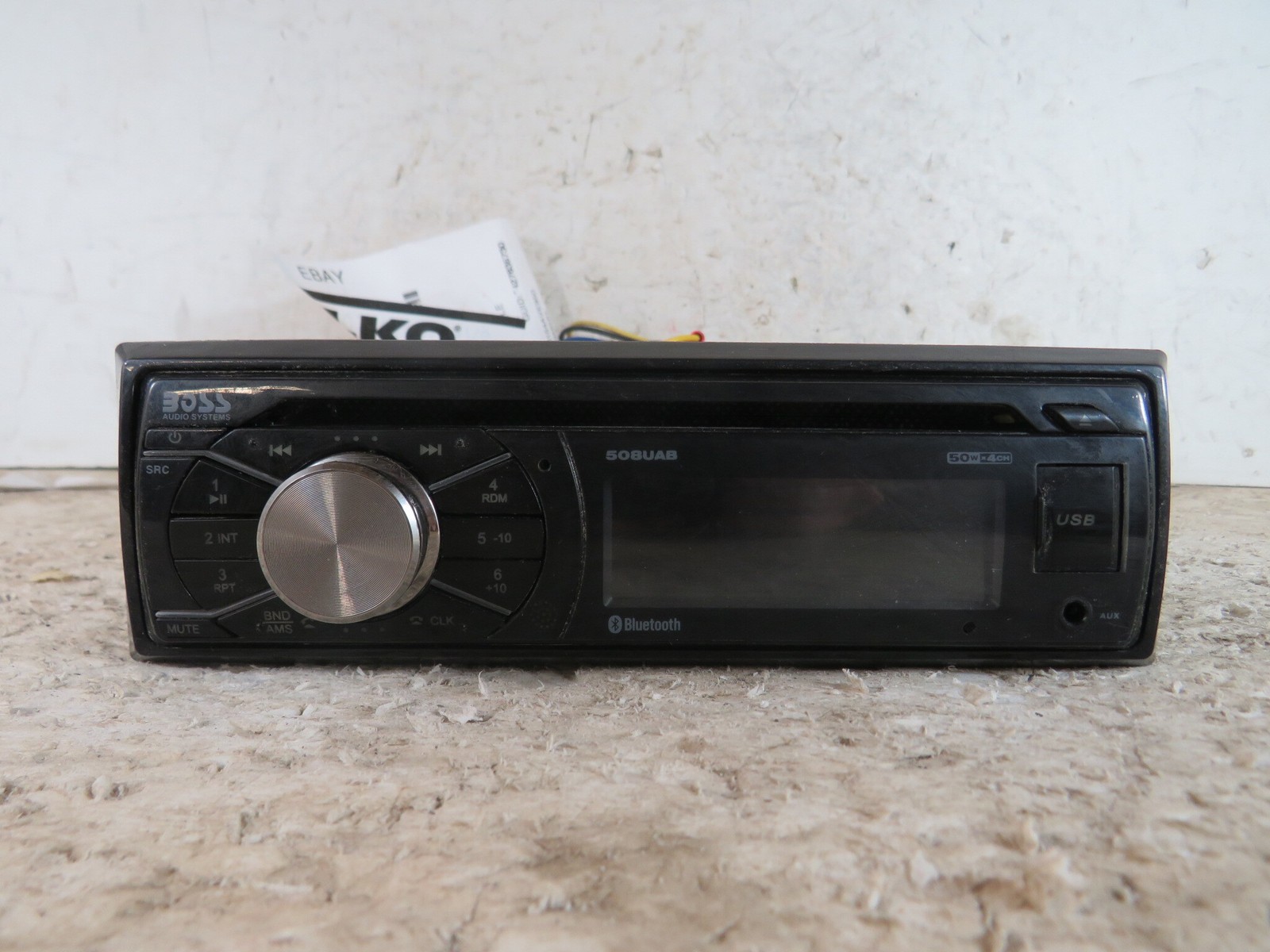 Aftermarket Boss 508UAB Radio Media Receiver CD MP3 USB AUX 