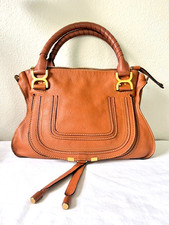 Chloé Marcie Shoulder Bag Medium Brown Leath...