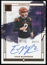 2025 Impeccable Evan McPherson 2024 Update Stars Auto Bronze /25 #ISS-EMN