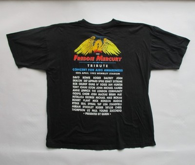 Queen Freddie Mercury Tribute Concert T-Shirt 1992 Wembley UK