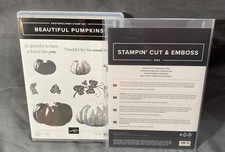 Stampin' Up BEAUTIFUL PUMPKINS Stamp Die Set Bundle New Retired